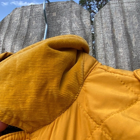 Talbots Petite Marigold Yellow Quilted Jacket - Picture 4 of 9